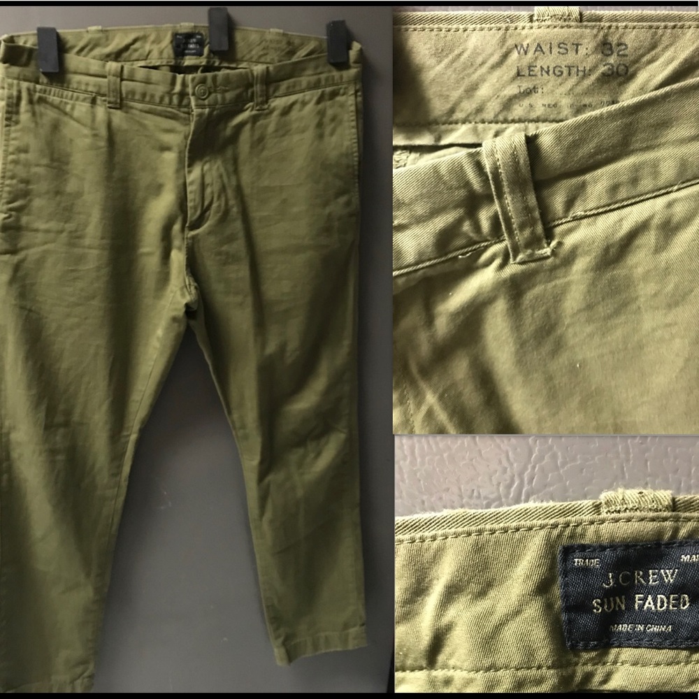 J Crew “Sun Faded” Pants